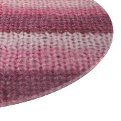 ニット生地のテクスチャ、紫 – ピンクの抽象芸術。 カッティングボード (角)