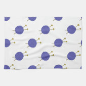 ニット編み物をテーマにした キッチンタオル (横)