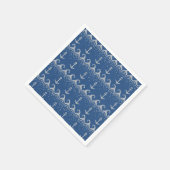 ニット航海のパターン スタンダードカクテルナプキン (角)