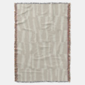 ニット芸術品を気取ったプリント毛布 スローブランケット (正面縦)