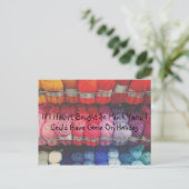 ニット葉書 シーズンポストカード (スタンド正面)