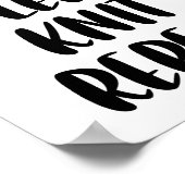 ニット食べススリープリピートのポスター ポスター (角)