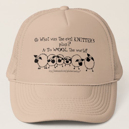 『ニット魔計画』 キャップ (正面)