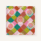 ニット ダイシー 緑 ピンク ノートブック (正面)