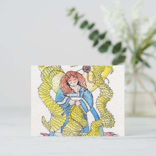 ニット ポストカード (スタンド正面)