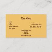 ニット、技術およびかぎ針編みの名刺のテンプレート 名刺 (裏面)