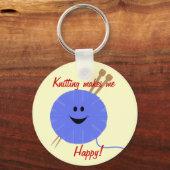 ニットHappy Keychain キーホルダー (正面)