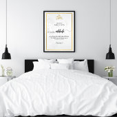 ニッパーソナライズされたカーのアクリルサイン – 白大理石 アクリルサイン