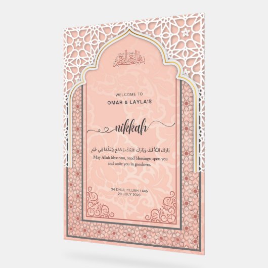 ニッパーソナライズされたカー歓迎アクリル看板 アクリルサイン (傾斜)