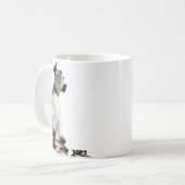 ニッパー彼のマスターの声のアルバニー, New York コーヒーマグカップ (正面左)