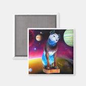 ニッパー、ザRCAドッグアウタースペース&銀河系 マグネット (正面/裏面)