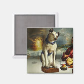 ニッパー、RCA犬の最後の晩餐 マグネット (正面/裏面)