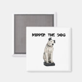 ニッパー、RCA犬の署名 マグネット (正面/裏面)