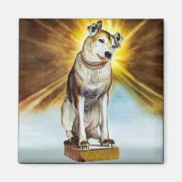 ニッパーRCA犬ゴールデンボーイ マグネット