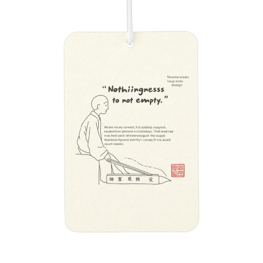 ニッポン感性 01 カーエアーフレッシュナー (正面)