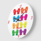 ニッ数々のトミトンズサンダー_コーブ ラージ壁時計 (傾斜)