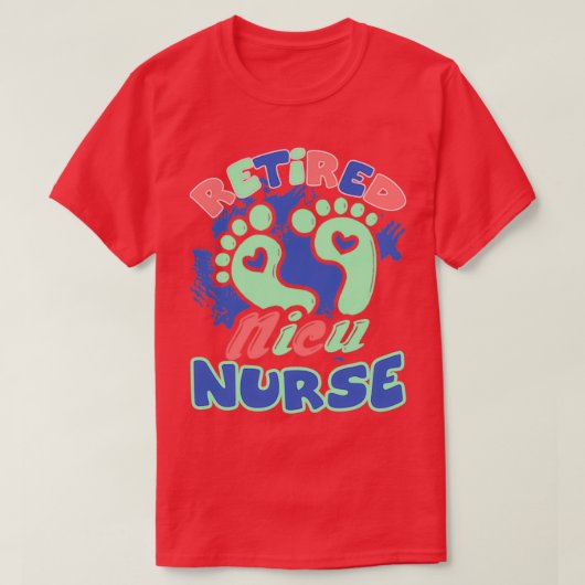 ニッ退職したナース Tシャツ (デザイン正面)