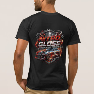 ニトログロス仕上げグラフィック Tシャツ