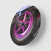 ニトロ民兵マンケーブアクリル壁時計 ラウンド壁時計 (傾斜)