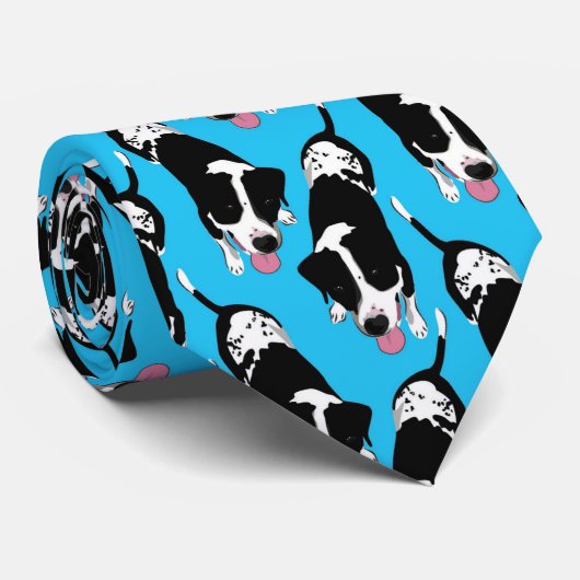 ニナの青いタイ ネクタイ (ロール)