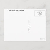 ニナーエステート、パソロブレス、CAイベントセンター ポストカード (裏面)