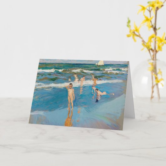 ニニニョスエンエルマール | ホアキン・ソロラ カード (黄色い花)