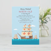 ニニャ、ピタ、サンタマリア招待状 招待状 (スタンド正面)