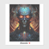 ニニング悪エイリアンマンサイフィアート シール (シート)