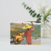 ニノスアラオリラデルマールバイホアキンソローラ ポストカード (スタンド正面)