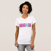 ニノン期表名のシャツ Tシャツ (正面フル)
