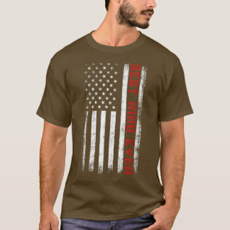 ニノ最高のーエバーアメリカ国旗の愛国的なニノの父 Tシャツ