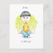 ニハオ&何のはがき ポストカード (正面)