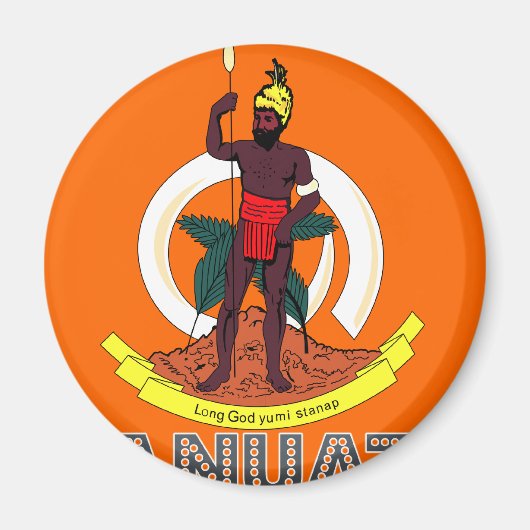 ニバヌアツエンブレム マグネット (正面)