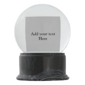 ニパーソナライズされたースノーグローブギフト記念 スノーグローブ (裏面)