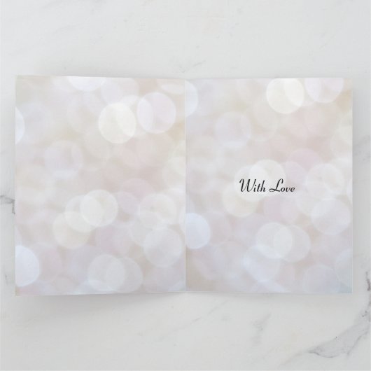 ニパーソナライズされたース誕生日 カード (内部)