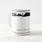 ニヒリストペンギン コーヒーマグカップ (正面左)