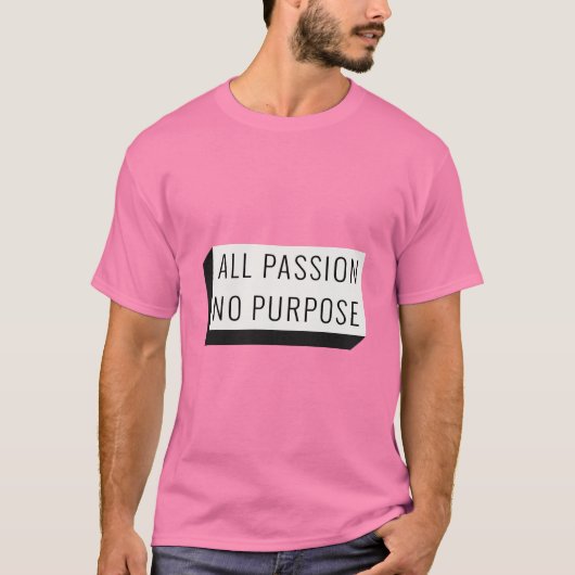ニヒリズムおもしろいスローガンのTシャツ Tシャツ (正面)