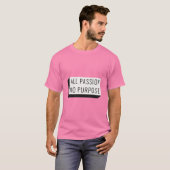 ニヒリズムおもしろいスローガンのTシャツ Tシャツ (正面フル)