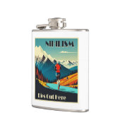 ニヒリズムがここ走で消える フラスク (左)