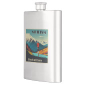 ニヒリズムがここ走で消える フラスク (左)