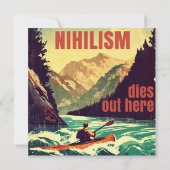 ニヒリズムはここでカヤックをするときに死ぬ (裏面)