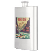 ニヒリズムはここでカヤック死ぬ フラスク (左)