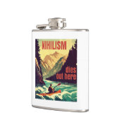 ニヒリズムはここでカヤック死ぬ フラスク (左)