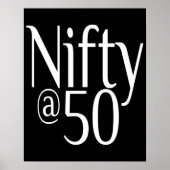 ニフティアットフィフティ50誕生日 ポスター (正面)