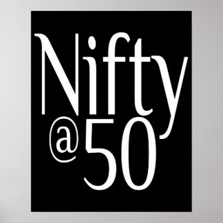ニフティアットフィフティ50誕生日 ポスター