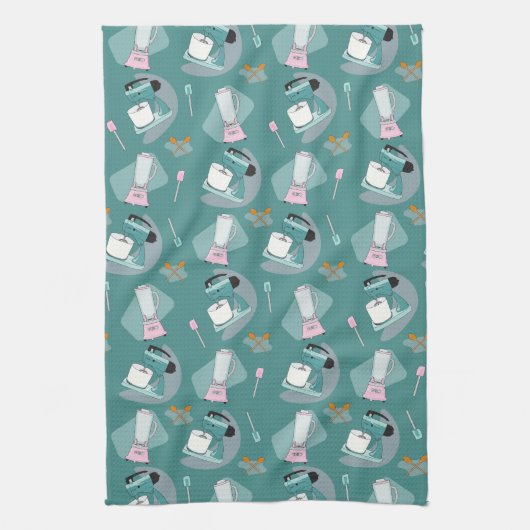 ニフティフィティーズ – 料理をテーマにしたキッチンタオル キッチンタオル (縦)