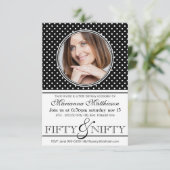 ニフティー50歳の誕生日パーティーと写真 招待状 (スタンド正面)