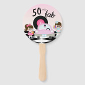 ニフティ50ダイナー誕生日ファン ハンドファン (裏面)