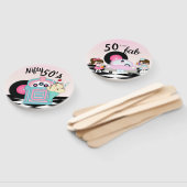 ニフティ50ダイナー誕生日ファン ハンドファン (組立なし)