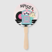 ニフティ50ダイナー誕生日ファン ハンドファン (正面)